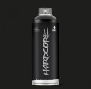 SPRAY HARDCORE MTN NEGRO MATE 400CC