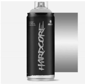 SPRAY HARDCORE METAL PLATA 400CC