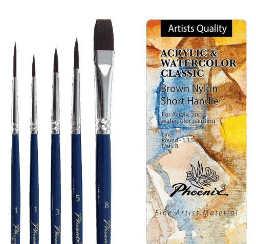 ACRYLIC & WATERCOLOR CLASSIC 1