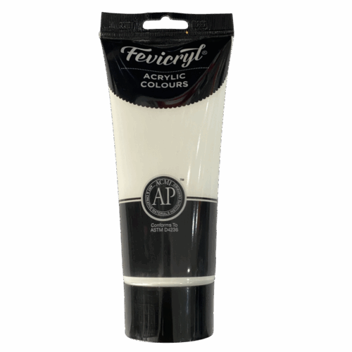 ACRÍLICO FEVICRYL BLANCO TITANIO 200ML.