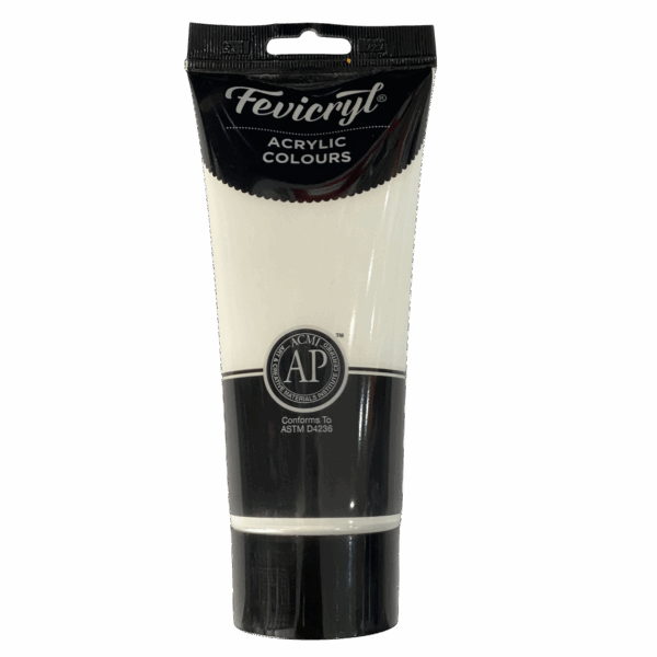 ACRÍLICO FEVICRYL BLANCO TITANIO 200ML.