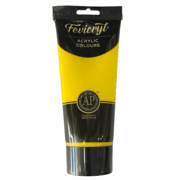 ACRÍLICO FEVICRYL AMARILLO 200ML.