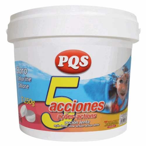 CLORO PQS 5 ACCIONES 5KG.