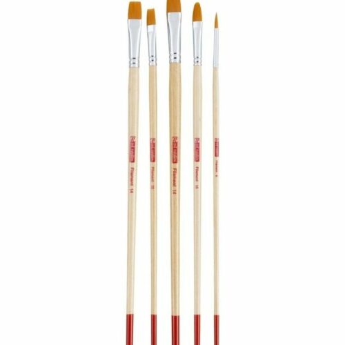Set pinceles poliéster (5 unidades)