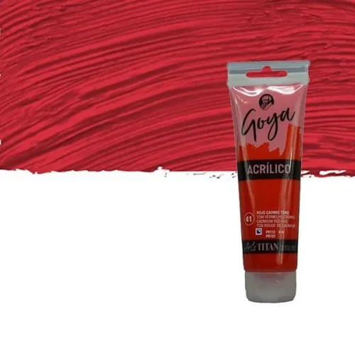 ACRÍLICO GOYA ROJO CADMIO TONO 125ML.