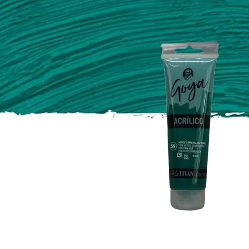ACRÍLICO GOYA VERDE ESMERALDA TONO 125ML.