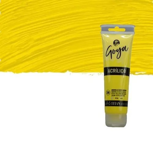 ACRÍLICO GOYA AMARILLO MEDIO 125ML.