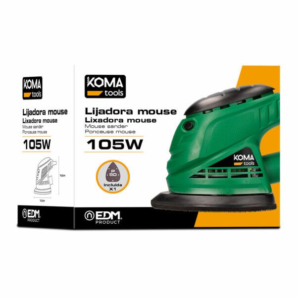 LIJADORA TIPO MOUSE 105W 14,1x14,5 cm - Imagen 2