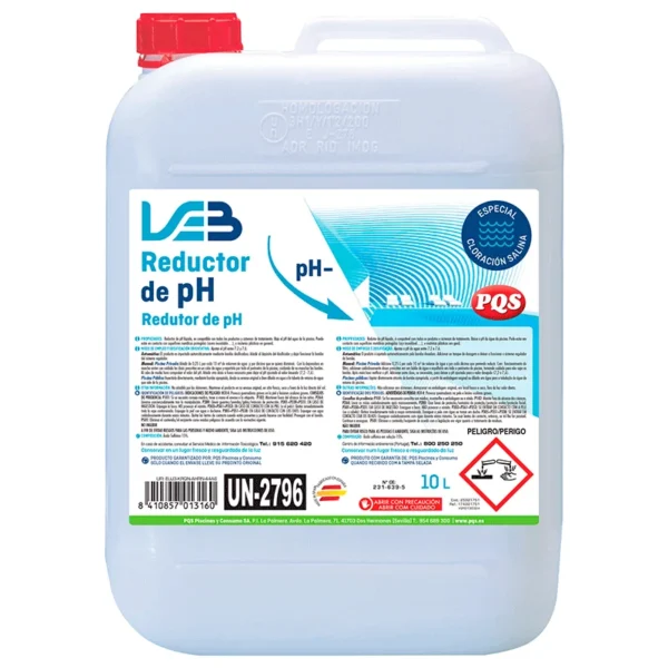 REDUCTOR DE PH 10L