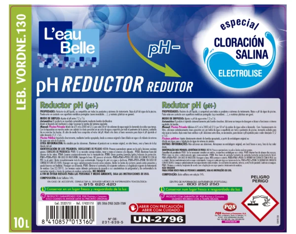 REDUCTOR DE PH 10L - Imagen 2