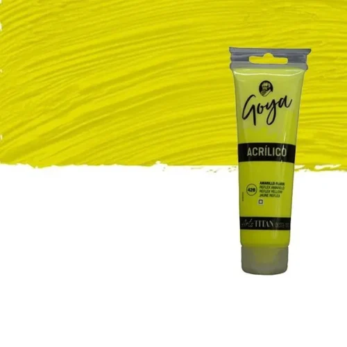 ACRÍLICO GOYA AMARILLO FLUOR 125ML.