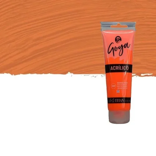 ACRÍLICO GOYA NARANJA FLUOR 125ML.