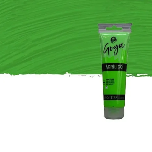 ACRÍLICO GOYA VERDE FLUOR 125ML.