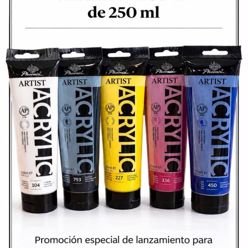 OFERTA ESPECIAL PARA TALLERES, LANZAMIENTO DE ACRÍLICOS