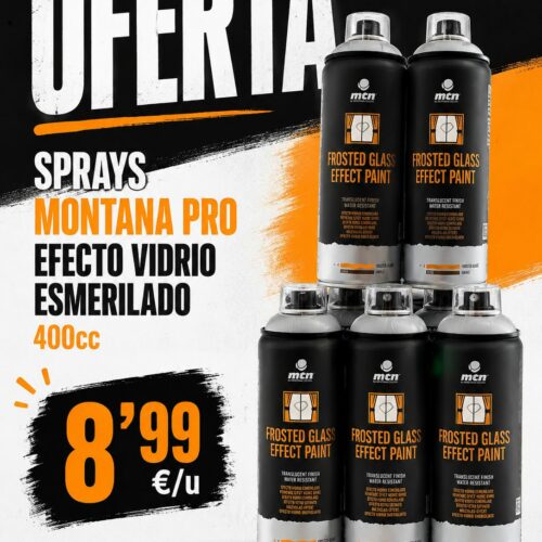 SPRAY EFECTO VIDRIO ESMERILADO MONTANA (RECOGIDA EN TIENDA)